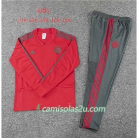 FC Bayern München Criança Sweat de Treino Conjunto Vermelho 2018/19